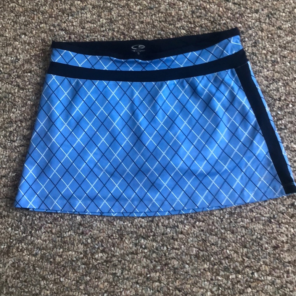 Blue patterned Champion Athletic Skirt
